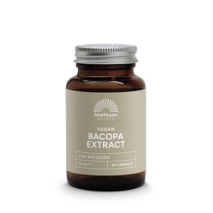 Mattisson HealthStyle Vegan Bacopa Extract Capsules 60CP