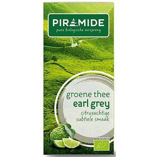 Piramide Thee Groene Thee Earl Grey 20ZK Piramide Thee Groene Thee Earl Grey 20ZK