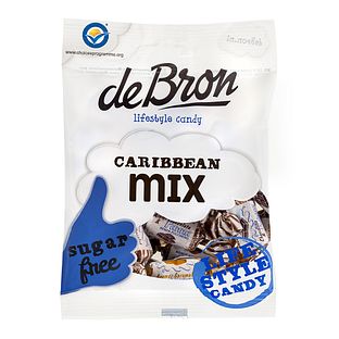 de Bron Caribbean Toffeemix Suikervrij 90GR
