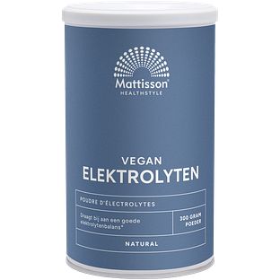 Mattisson HealthStyle Elektrolyten Natural Poeder 300GR