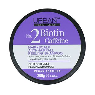Urban Care No.2 Biotin Caffeine Hair + Scalp Anti-Hairfall Peeling Shampoo 200ML