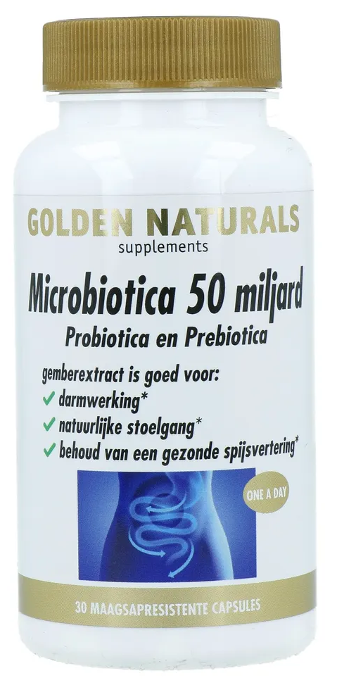 Golden Naturals Microbiotica 50 Miljard Capsules