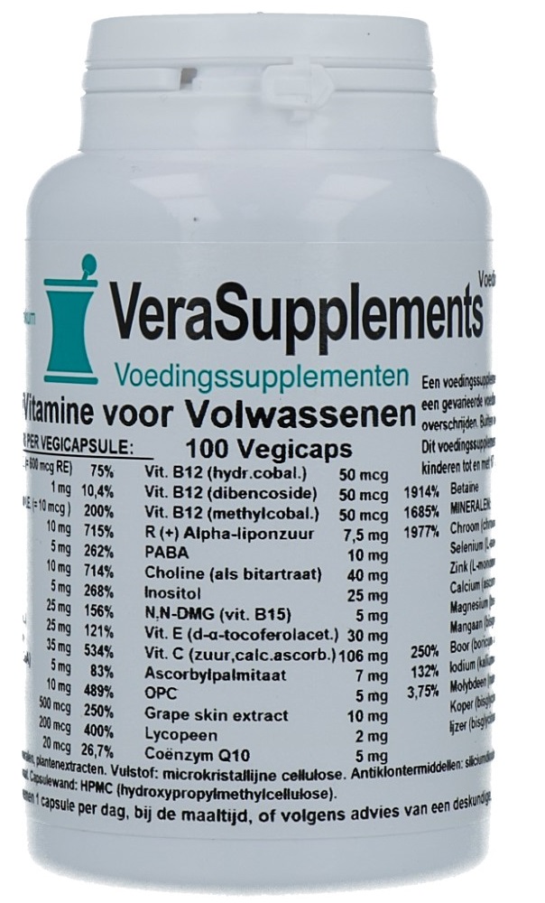 VeraSupplements Super Multi Volwassenen Capsules afbeelding 1