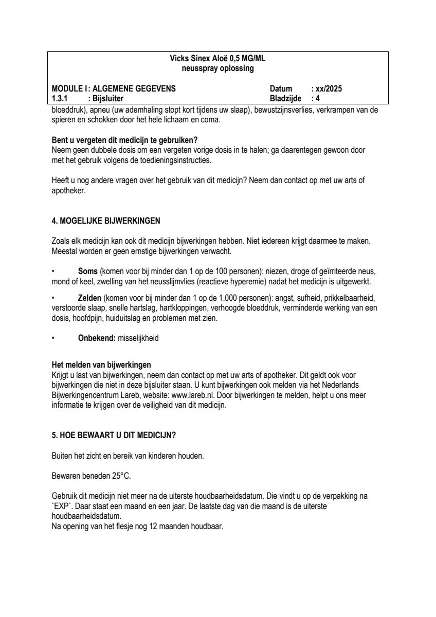 Sinex Aloe Neusspray afbeelding van document #4, leaflet