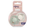 Difrax LOVI Prime Pacifier 0-6 Months - Coconut/Pistachio 2ST