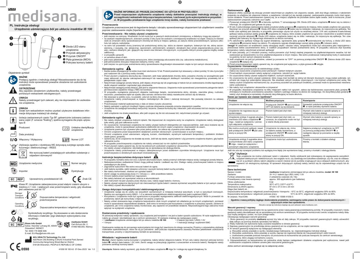IB100 Insectenbeet Verzachter afbeelding van document #13, instructions