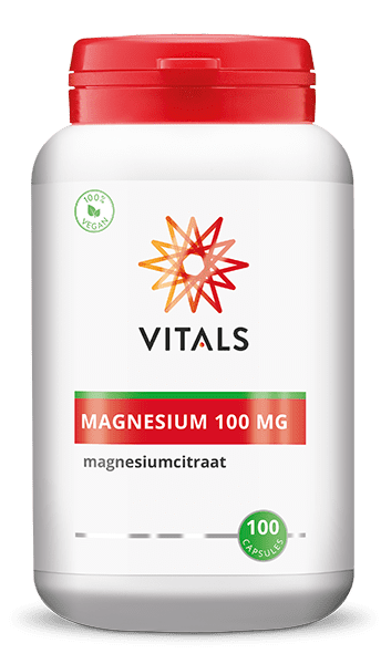 Vitals Magnesium 100mg Capsules 100CP