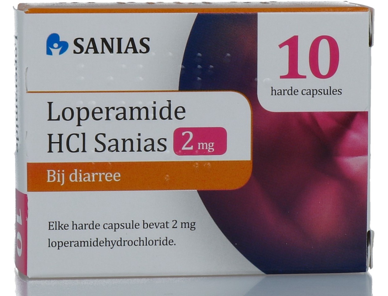 Sanias HCI Loperamide 2mg harde Capsules afbeelding