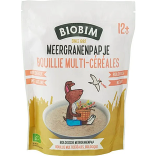 Biobim Biologische Meergranenpap 12+M 200GR Biobim Biologische Meergranenpap 12+M 200GR