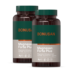 Bonusan Magnesan Forte Plus Tabletten Duoverpakking 2x60TB