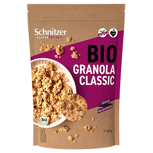 Schnitzer Bio Granola Classic Glutenvrij 325GR Schnitzer Bio Granola Classic Glutenvrij 325GR