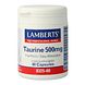Lamberts Taurine 500mg Capsules 60VCP