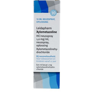 Leidapharm Neusspray Xylometazoline HCl 1 mg/ml 10ML Leidapharm Neusspray Xylometazoline HCl 1 mg/ml 10ML