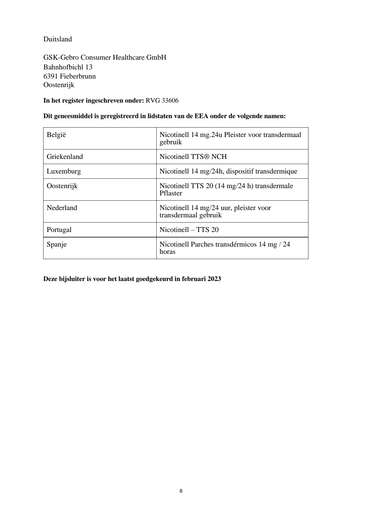 Combineer Pleister 14 mg (7st) en Zuigtablet Mint 1 mg (96st) - afbeelding van document #8, leaflet