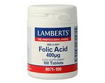 Lamberts Foliumzuur 400mcg Tabletten 100TB