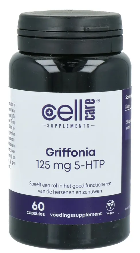CellCare Griffonia 125 mg 5-HTP Capsules 60VCP