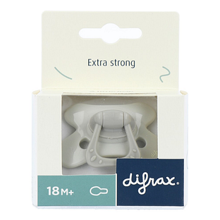 Difrax Fopspeen Natural 18+ Maanden SE Grey Agate 1ST