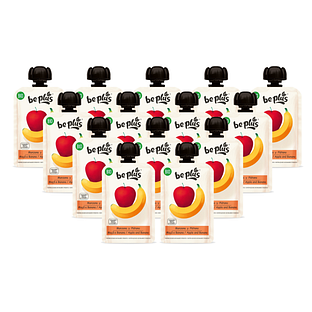 Be Plus Knijpfruit Apple & Banana Multiverpakking 14x100GR