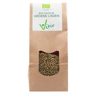 Vitiv Biologische Groene Linzen 500GR