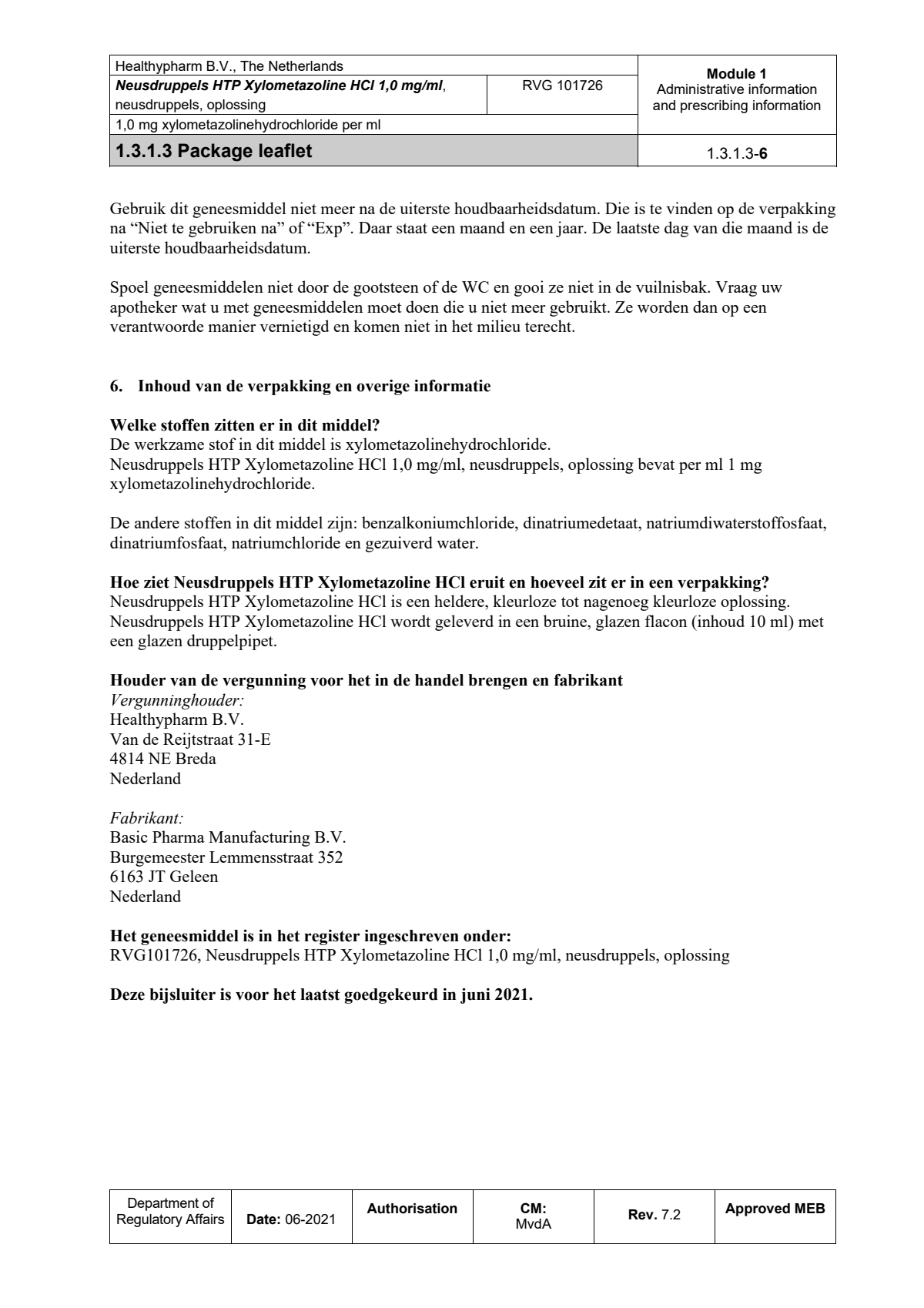 Neusdruppels 1.0mg/ml afbeelding van document #6, leaflet