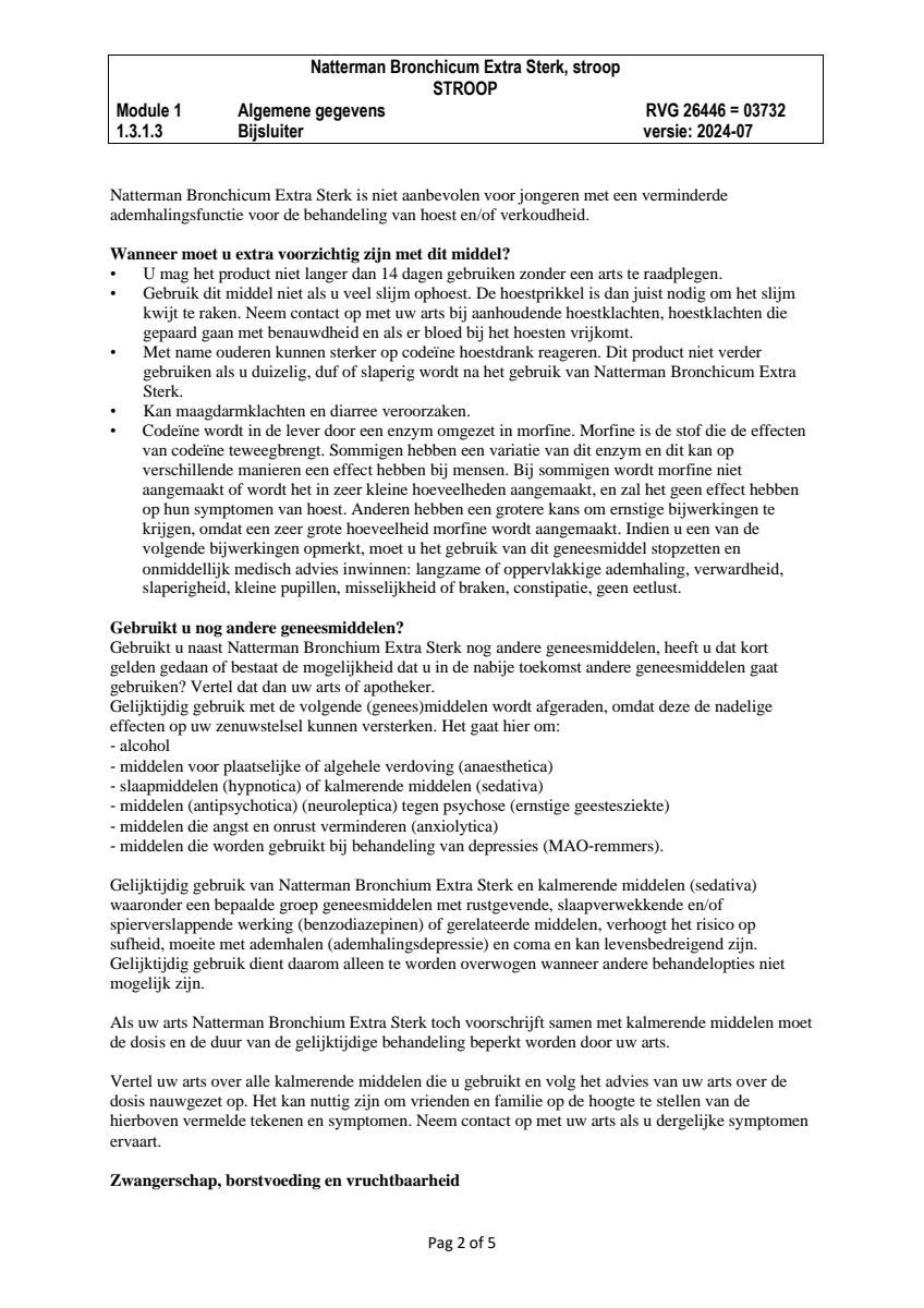 Bronchicum Extra Sterk afbeelding van document #2, leaflet