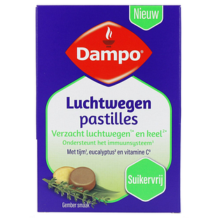 Dampo Luchtwegen Pastilles Gembersmaak 24ST