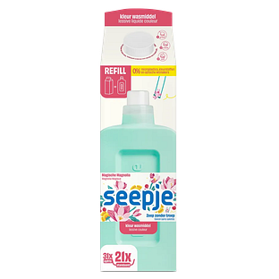 Seepje Kleur Wasmiddel Refill Magische Magnolia 945ML