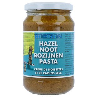 Horizon Hazelnoot Rozijnenpasta 350GR Horizon Hazelnoot Rozijnenpasta 350GR