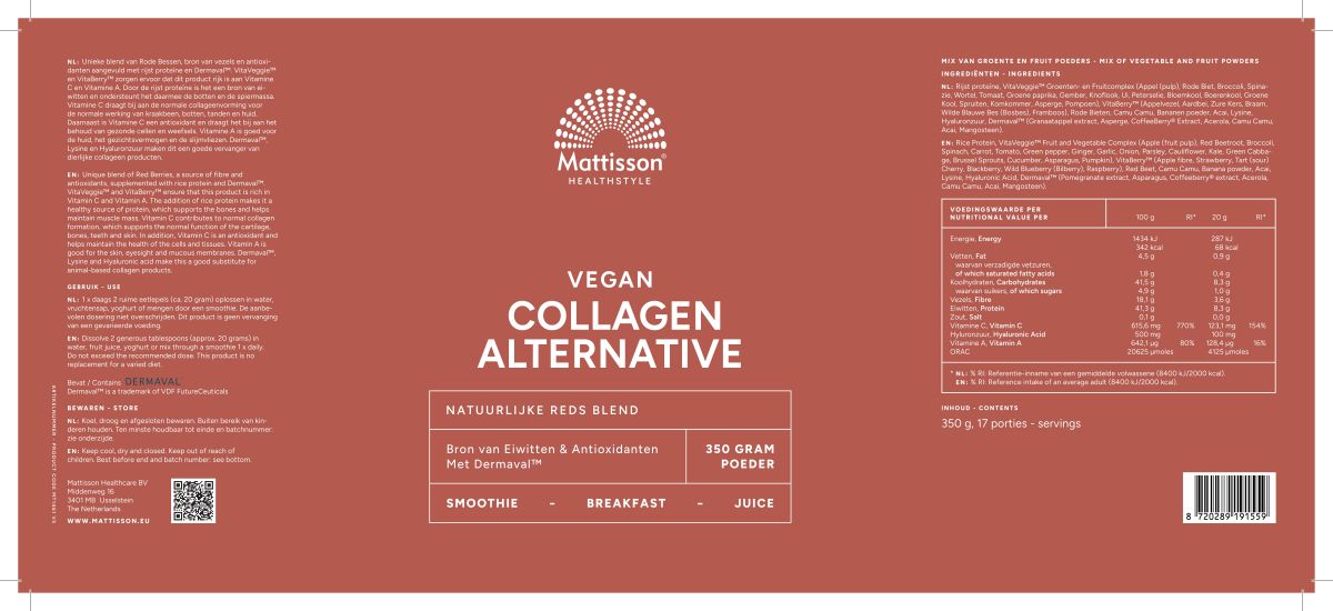 Reds Blend Collageen Booster afbeelding van document #1, label