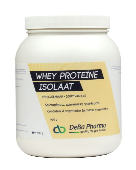 DeBa Pharma Whey Proteïne Isolaat Vanille Poeder afbeelding