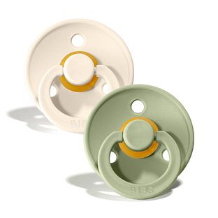 BIBS Fopspeen 6-18 Maanden Ivory/Sage 2ST BIBS Fopspeen 6-18 Maanden Ivory/Sage 2ST