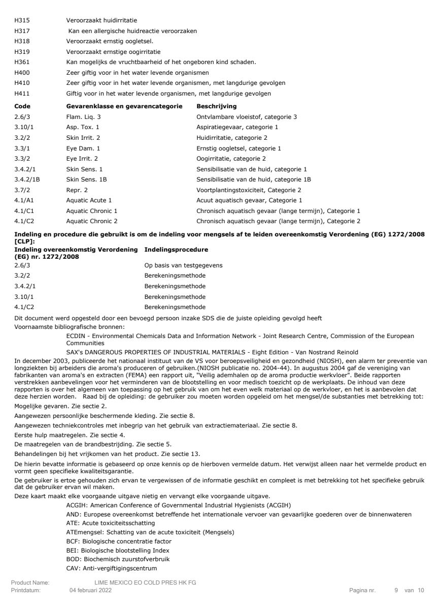 Essentiële Olie Limoen afbeelding van document #9, label