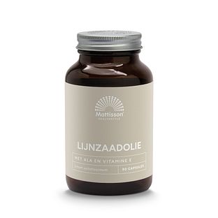 Mattisson HealthStyle Lijnzaadolie 1000mg Capsules 90CP