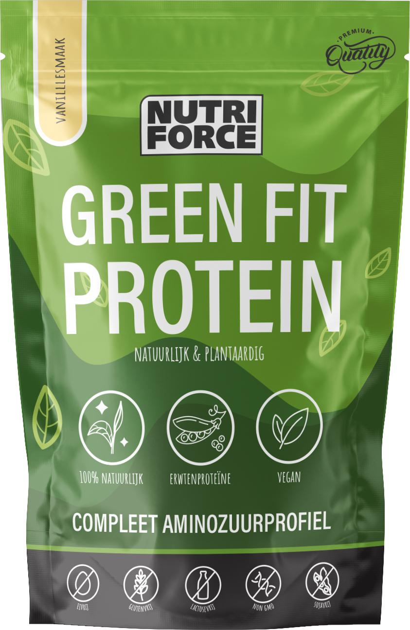 Nutriforce Green Fit Protein Vanille afbeelding