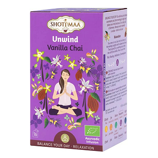 Shoti Maa Unwind Vanilla Chai Thee Zakjes 16ST
