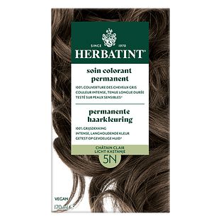 Herbatint Permanente Haarkleuring 5N Licht Kastanje 170ML