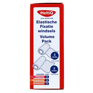 HeltiQ Elastisch Fixatiewindsel Volume Pack 5ST