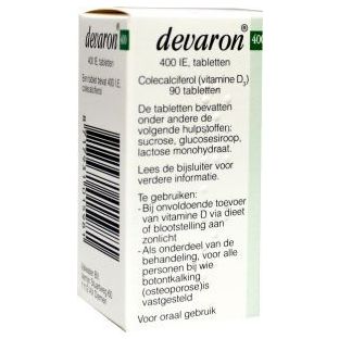 Devaron Vitamine D Tabletten 90TB Devaron Vitamine D Tabletten 90TB