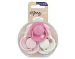 Difrax Lovi Fopspenen Pink 6-18M 3ST