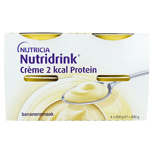 Nutridrink Crème 2 kcal Protein Bananensmaak 800GR