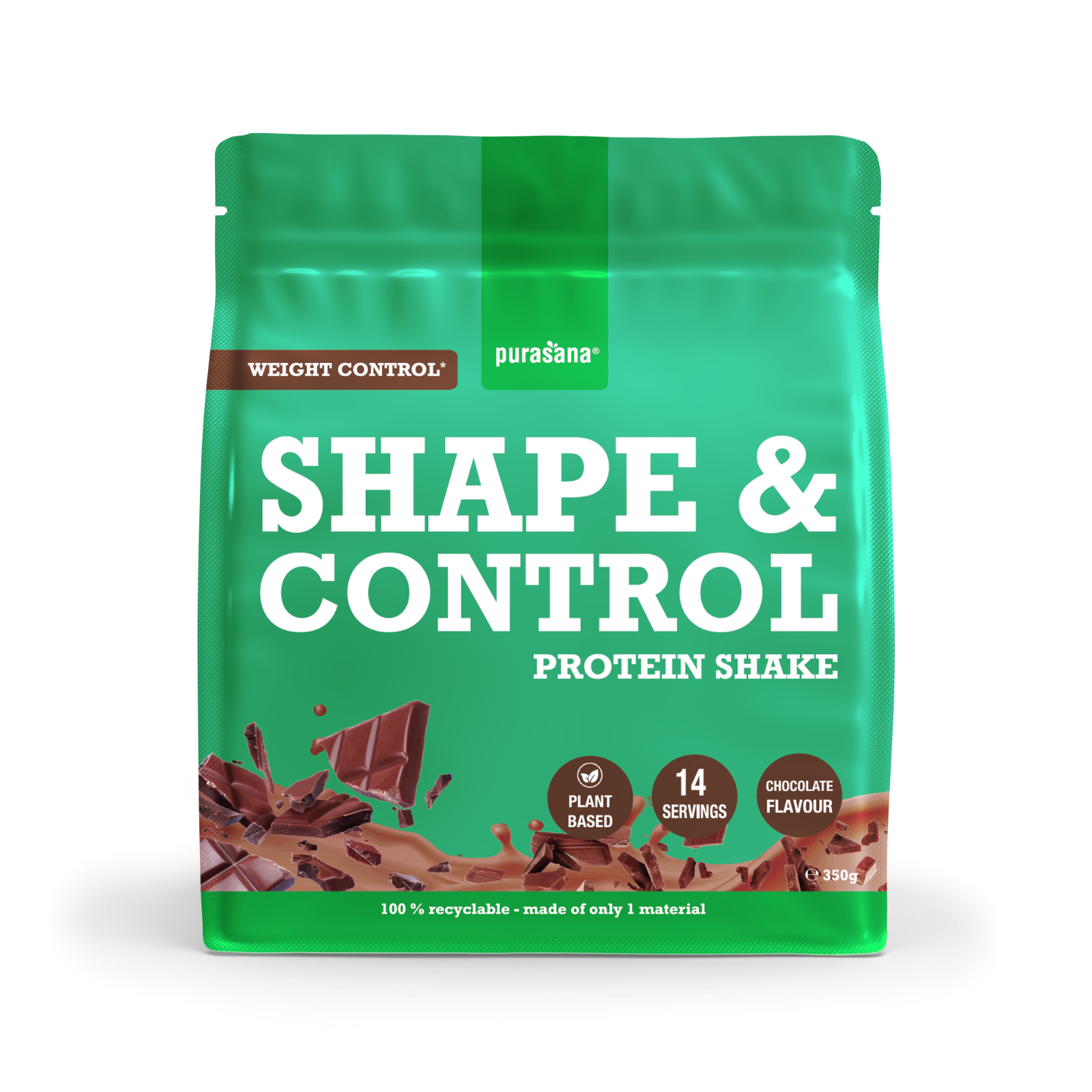 Purasana Shape & Control Protein Shake Chocolate 350GR