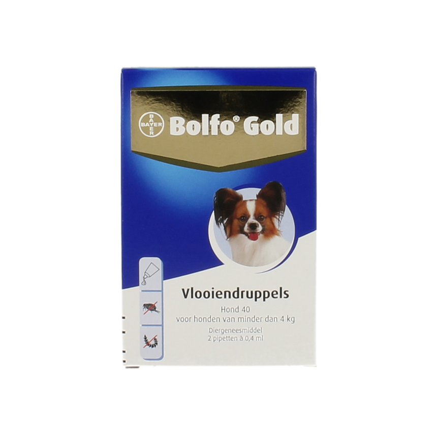 Bolfo Gold Druppels Hond 40 2 x 0,4ml afbeelding