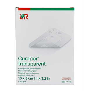 Lohmann & Rauscher Curapor Transparant Wondverband 10x8cm 5ST