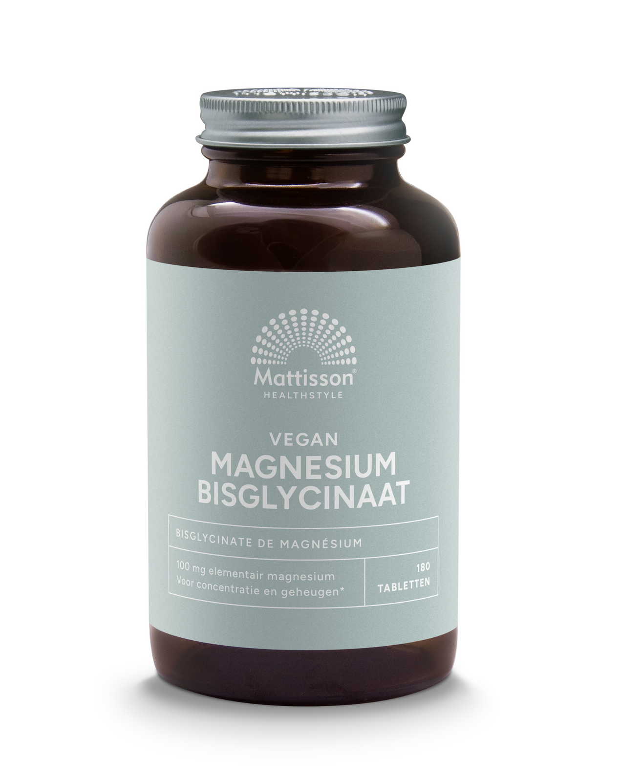 Mattisson HealthStyle Magnesium Bisglycinaat 100mg Tabletten 180TB