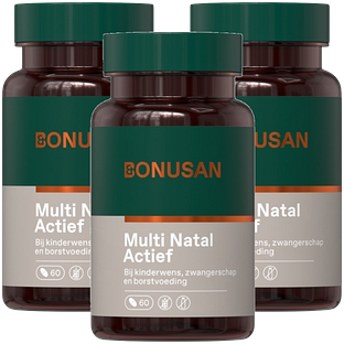 Bonusan Multi Natal Actief Tabletten Multiverpakking 3x60TB Bonusan Multi Natal Actief Tabletten Multiverpakking 3x60TB