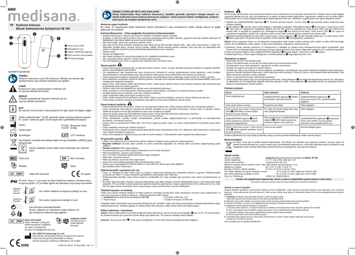 IB100 Insectenbeet Verzachter afbeelding van document #25, instructions