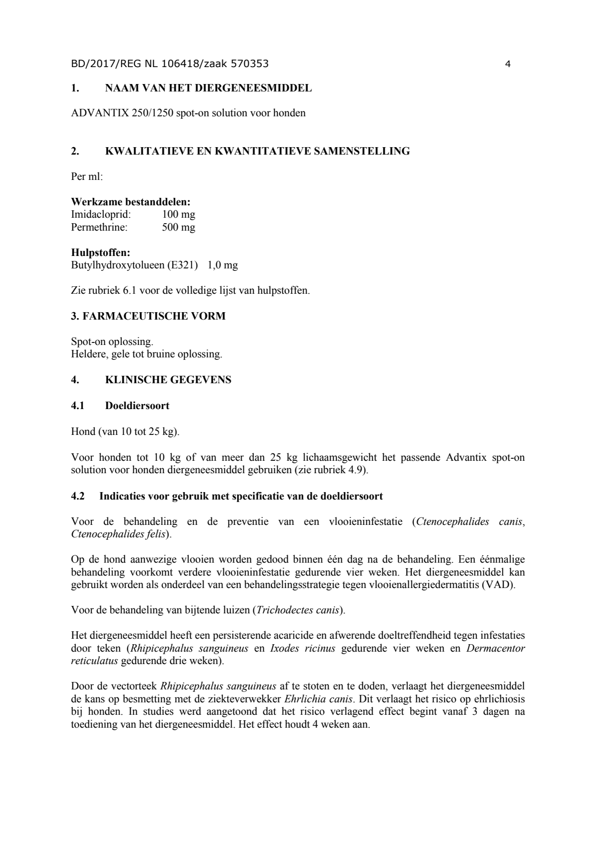 Hond 250/1250 Spot-on Solution afbeelding van document #4, instructions