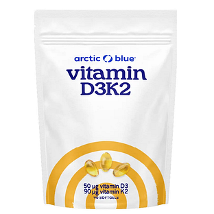 Arctic Blue Vitamine D3 & K2 Softgels 90CP