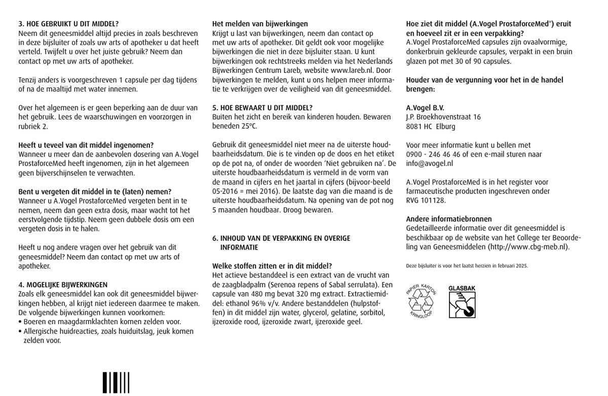 ProstaforceMed Capsules afbeelding van document #2, leaflet