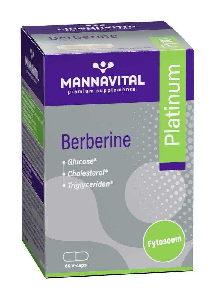 MannaVital Berberine Platinum Capsules 60VCP